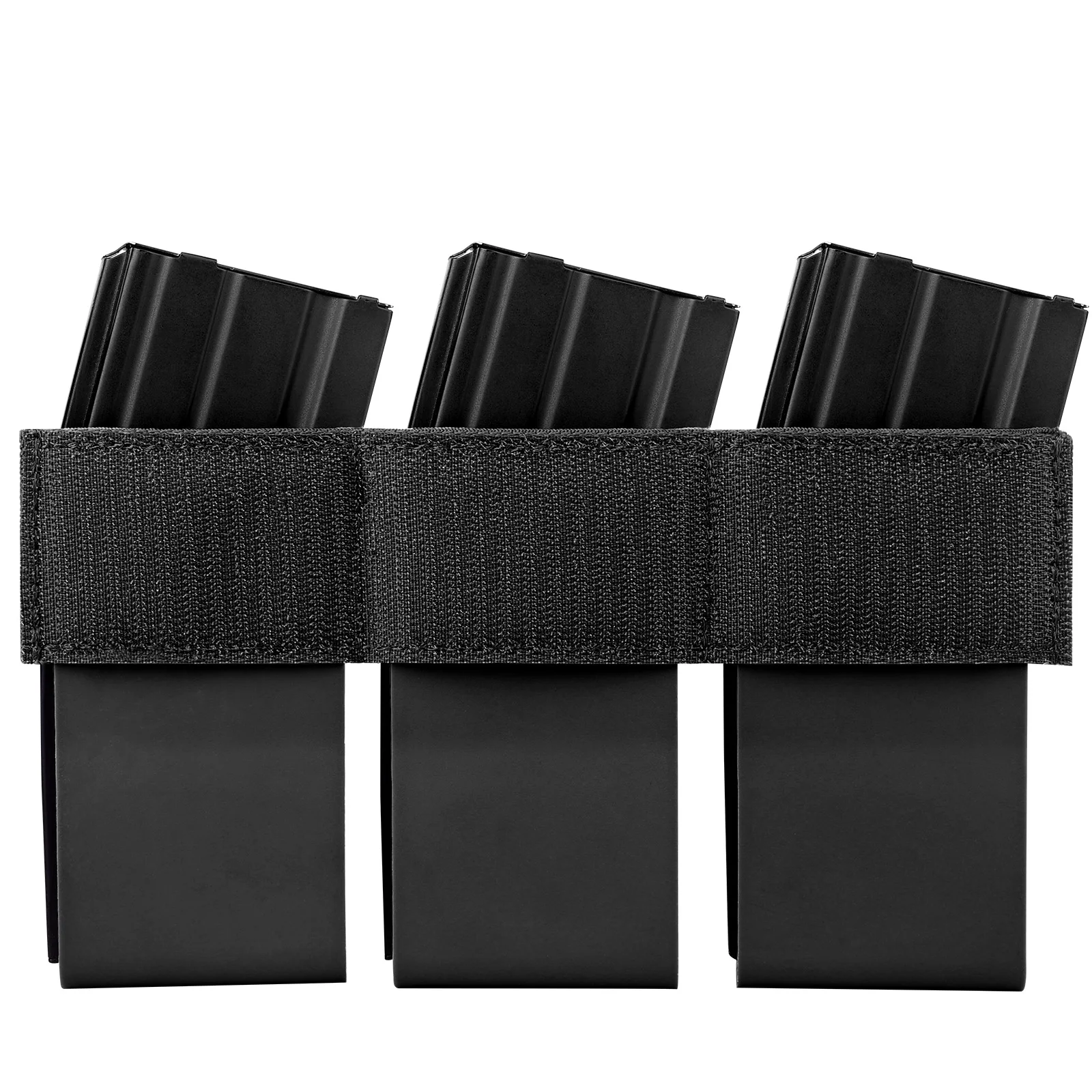 KRYDEX 5.56 7.62 Triple Elastic Mag Insert Magazine Pouch For Tactical D3CR Chest Rig FCPC Vest Placard Kangaroo Shooting Hunt