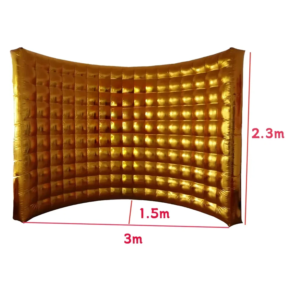 3-Meter Aufblasbare Fotobox-Wand Raumdekoration Selfie-Box Hintergrund, Fotobox-Gehäuse 360-Grad-Fotoshooting-Hintergrund für Partys – Detail 2