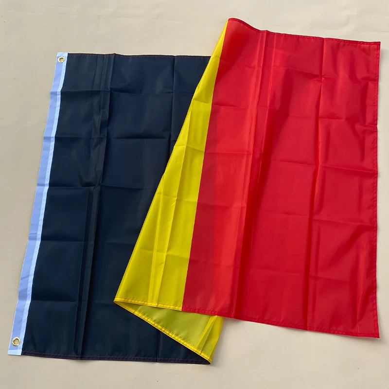 EOODLOVE FLAG Great Belgian Flag 90 * 150cm Belgian Flag Hanging Polyester Banner 5 * 3FT Customizable