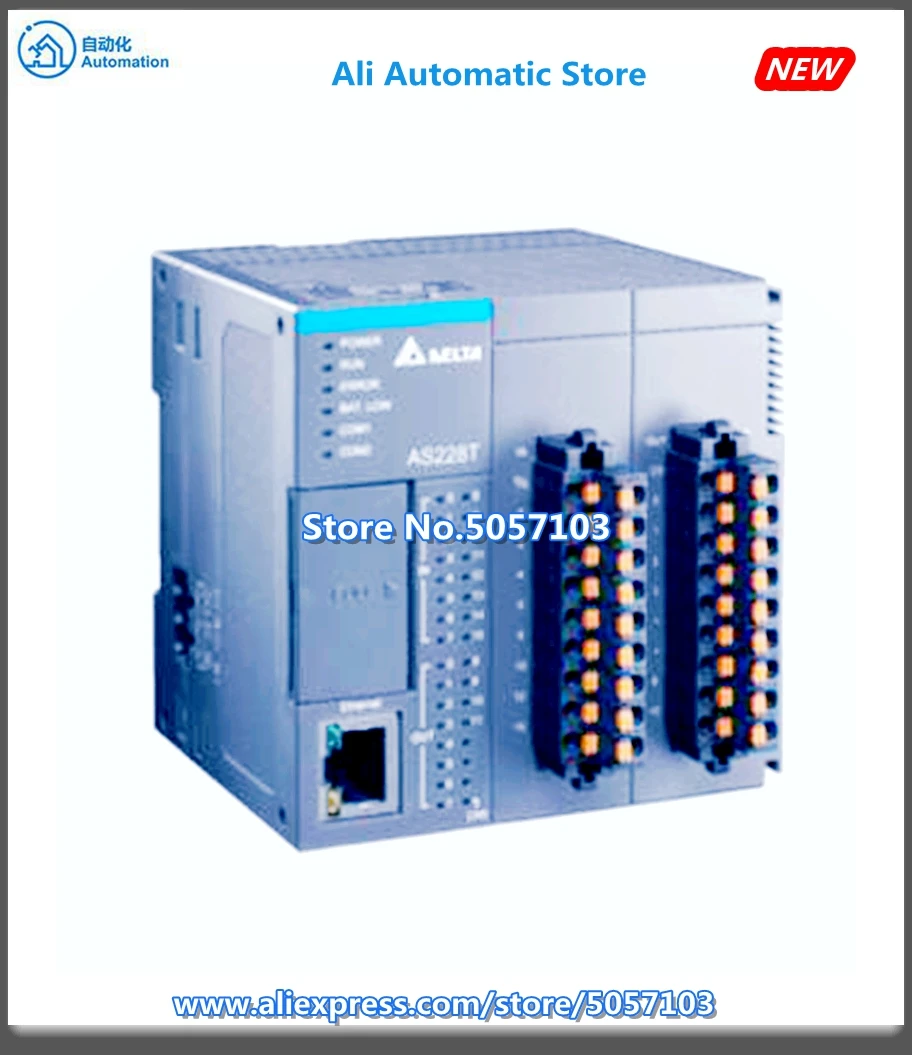 AS218TX-A European Terminal 8 6 Do (NPN) 2 AI DI AO 2 And 4 Groups Of 200k AB 3 Phase Input New