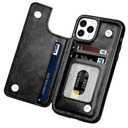 Wallet Flip Phone Case For iPhone 16 15 Pro Max 14 11 13 12 Mini XR 7 8 Plus SE 2020 2022 Card Slots Holder PU Leather Cover