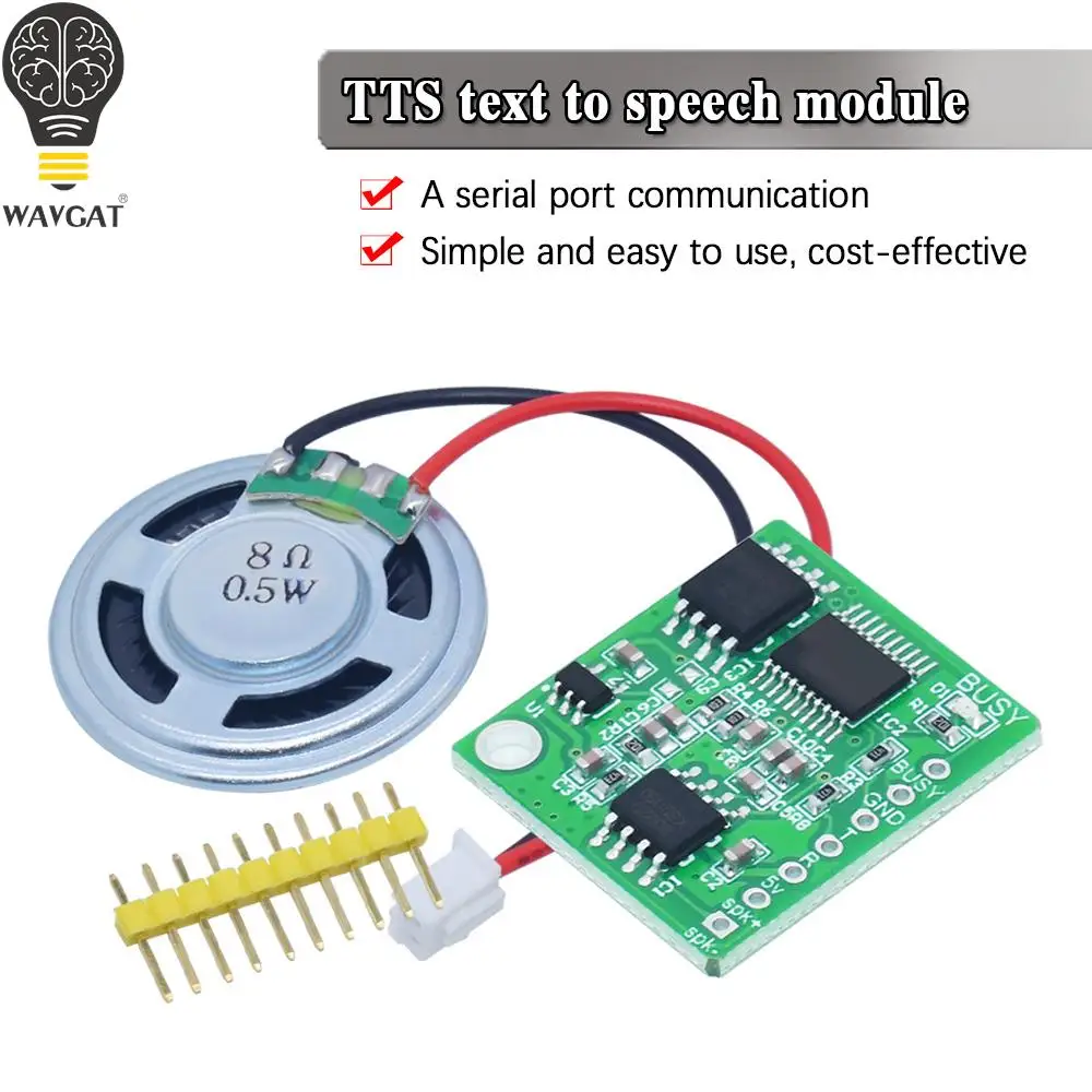 Konuลma sentezi modรผlรผ metin insan telaffuz SYN6288 UNV iki STM32 51 prosedรผrleri