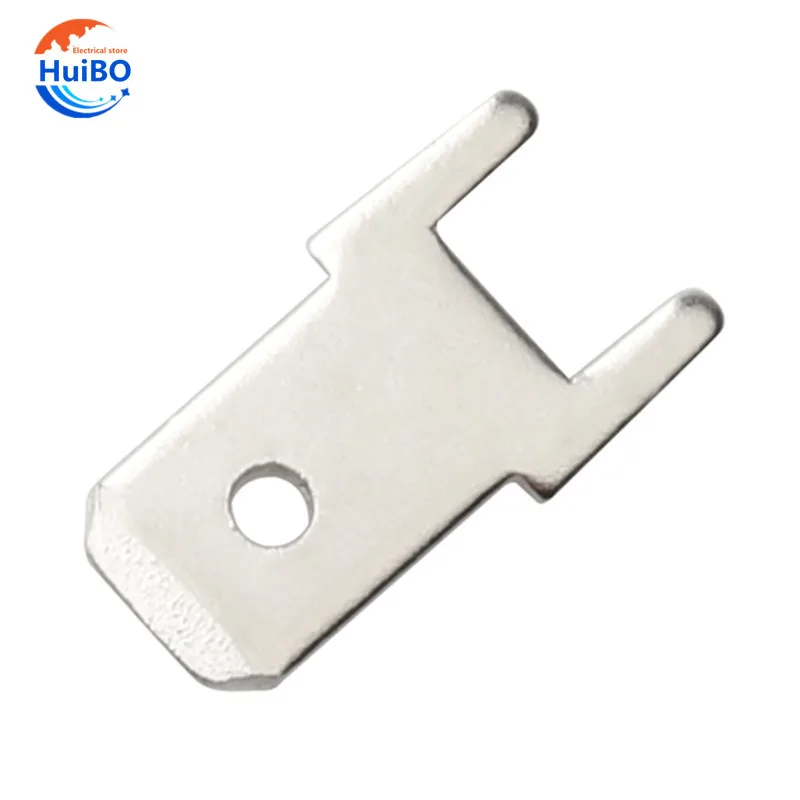 50/100pcs 4.8 Circuit board insert 4.8mm PCB soldering terminal  s Circuit board insert thickness 0.5/0.8 PCB welding sheet