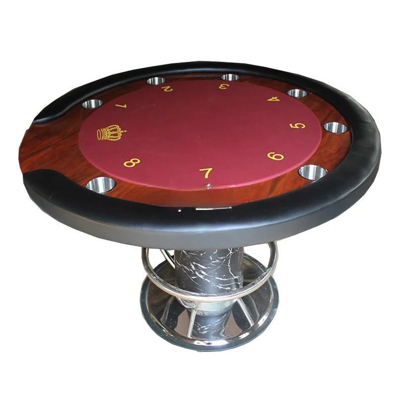 Small round table, chess and card poker table, complete styles, support customized Texas hold'em table, new Texas hold'em