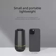Smart Car Aroma Diffuser USB Rechargeable Car Air Freshener Essential Oil Ultrasonic Humidifier Auto Air Purifier Odor Remover