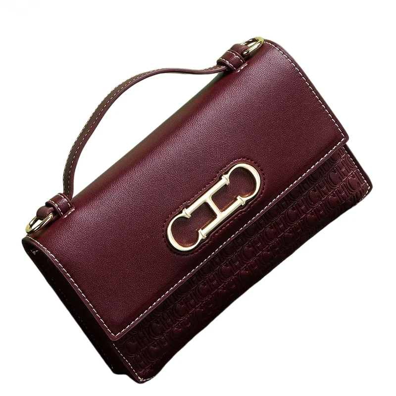CH Crossbody Bag Brand Women's Bag Letter Print Leather Compact Elegant Handbag Tote Bag Exquisite Fashion Women's Bag