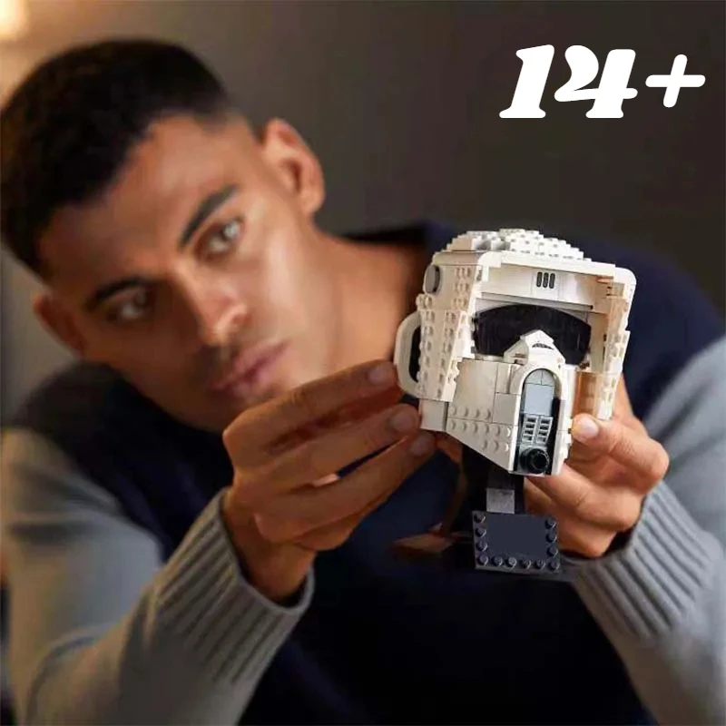 471 قطعة صالح 75305 الكشفية جندي خوذة اللبنات نموذج الطوب ستار خطة عمل أرقام لعب الاطفال هدايا عيد الميلاد #6