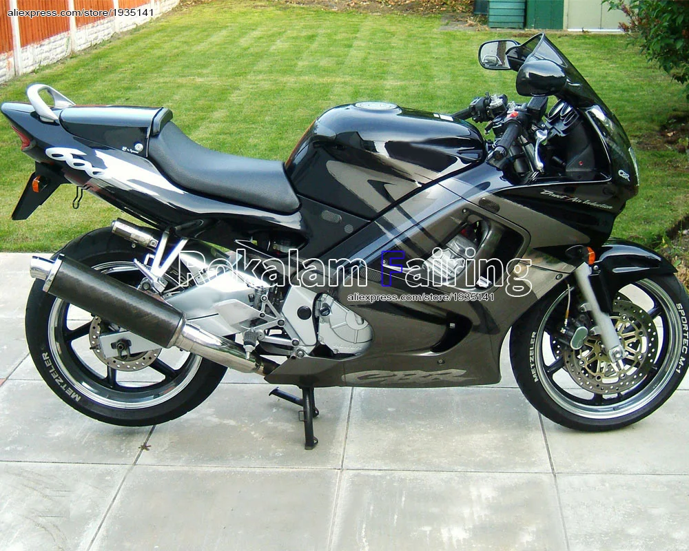 

For Honda CBR600 F3 1997 1998 Parts CBR600F3 97 98 CBR 600 F3 Black Gray Aftermarket Fairing Kit (Injection molding)