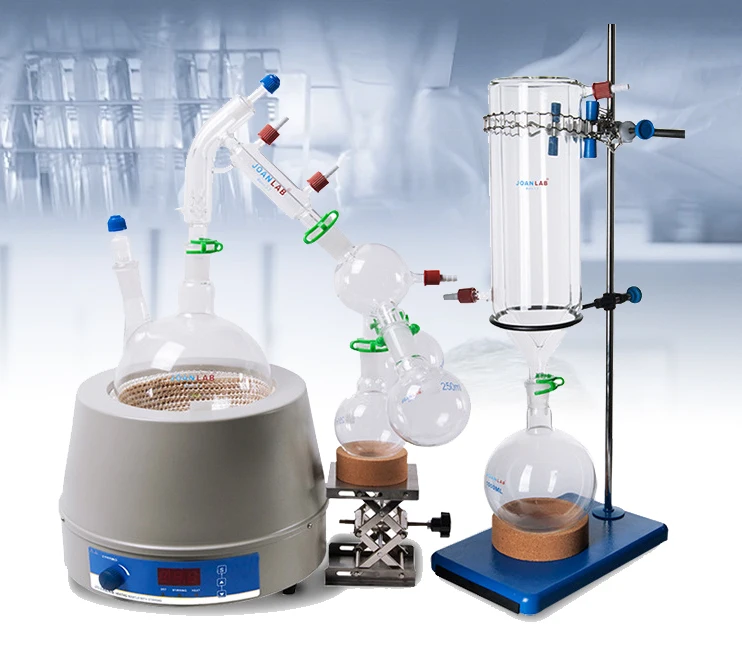 Olie-extractie Shortpath Lab Glass Short Path distillatio Glaswerkset