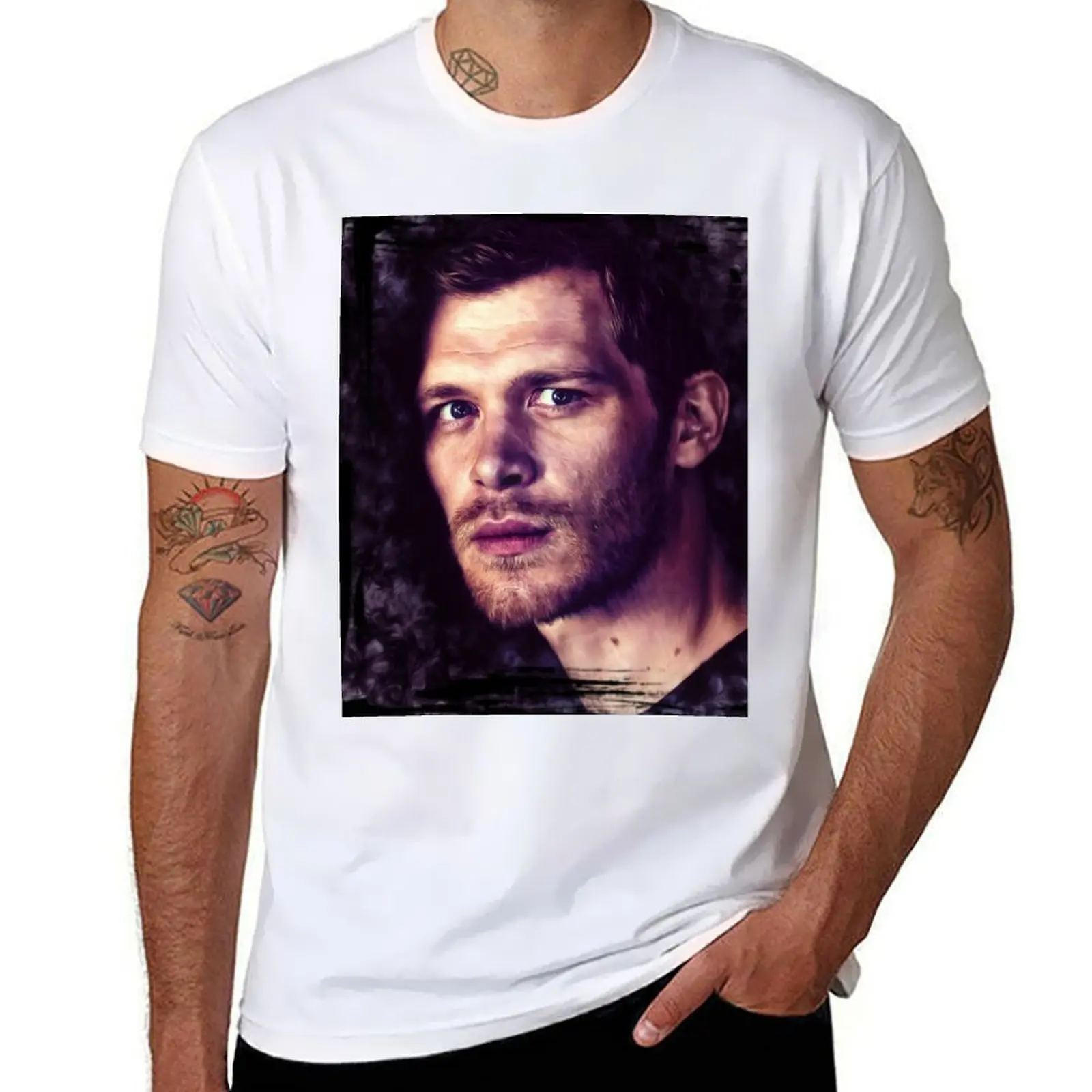 

Klaus Mikaelson T-Shirt man t shirt luxury anime t shirts oversize T-Shirt