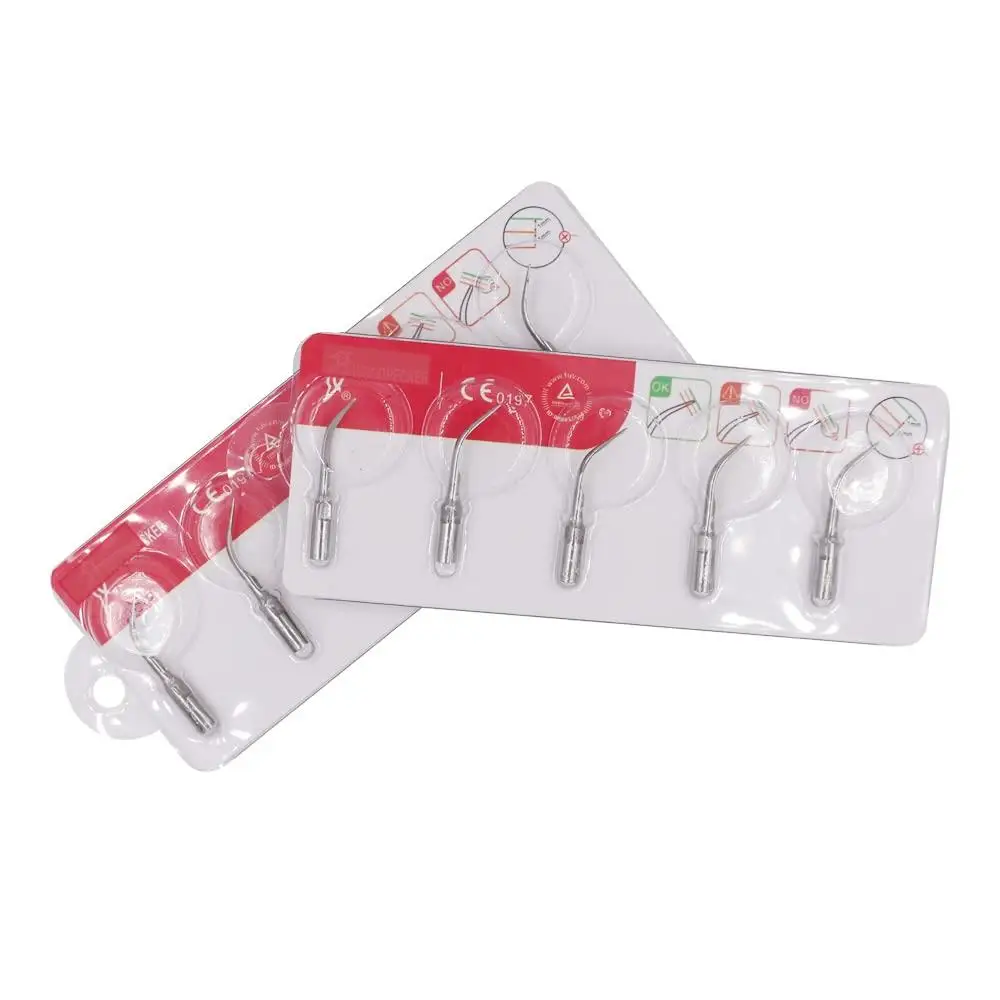 

10pcs Dental Ultrasonic Scaler Handpiece Tip Scaling Periodontics Endodontics G1 G2 G3 G4 P1 Tips Fit EMS WOODPECER