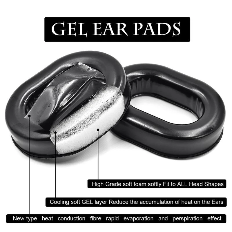 103F Earpads for David Clark H10 Series Aviation Headset Earmuffs Memory Foam Headphone Pads Repair Part