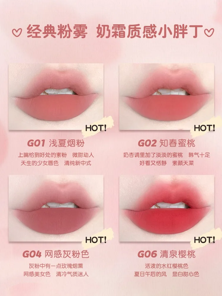 Gogotales Lipsticks Moisturizing Glitter Lip Gloss Long Lasting Sexy Plumper Velvet Korean Makeup Tint Lips Lip Oil Cosmetic