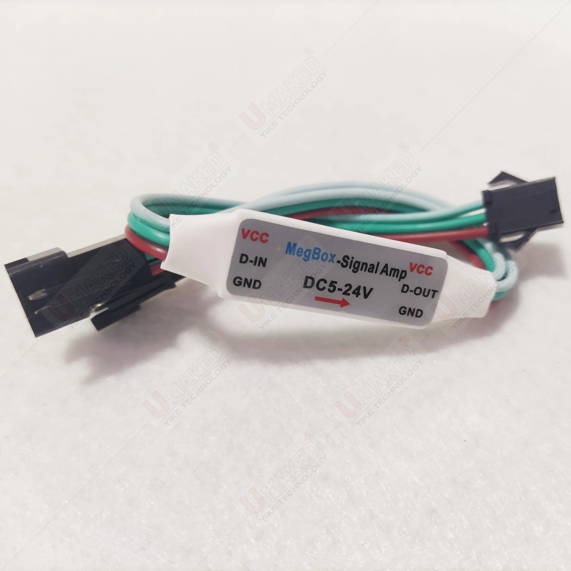 Mini TTL Signal LED Amplifier Repeater for WS2811 WS2812B SK6812 3Pin Addressable RGBIC LED Strip String Module 1 TO 2 DC5-2