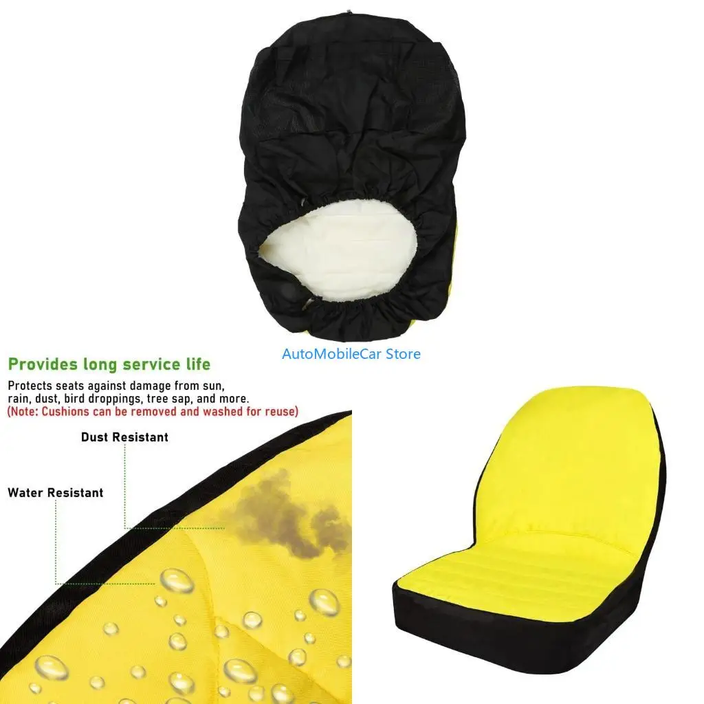 G8TE Cover Cushioned 18inch Large Adjustable Wear Resistant for LP95233 Tractor Comfortable Cushioning Waterproof Padded