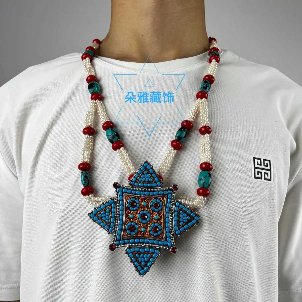 

Tibetan Nepal new necklace accessories pure hand-woven jewelry