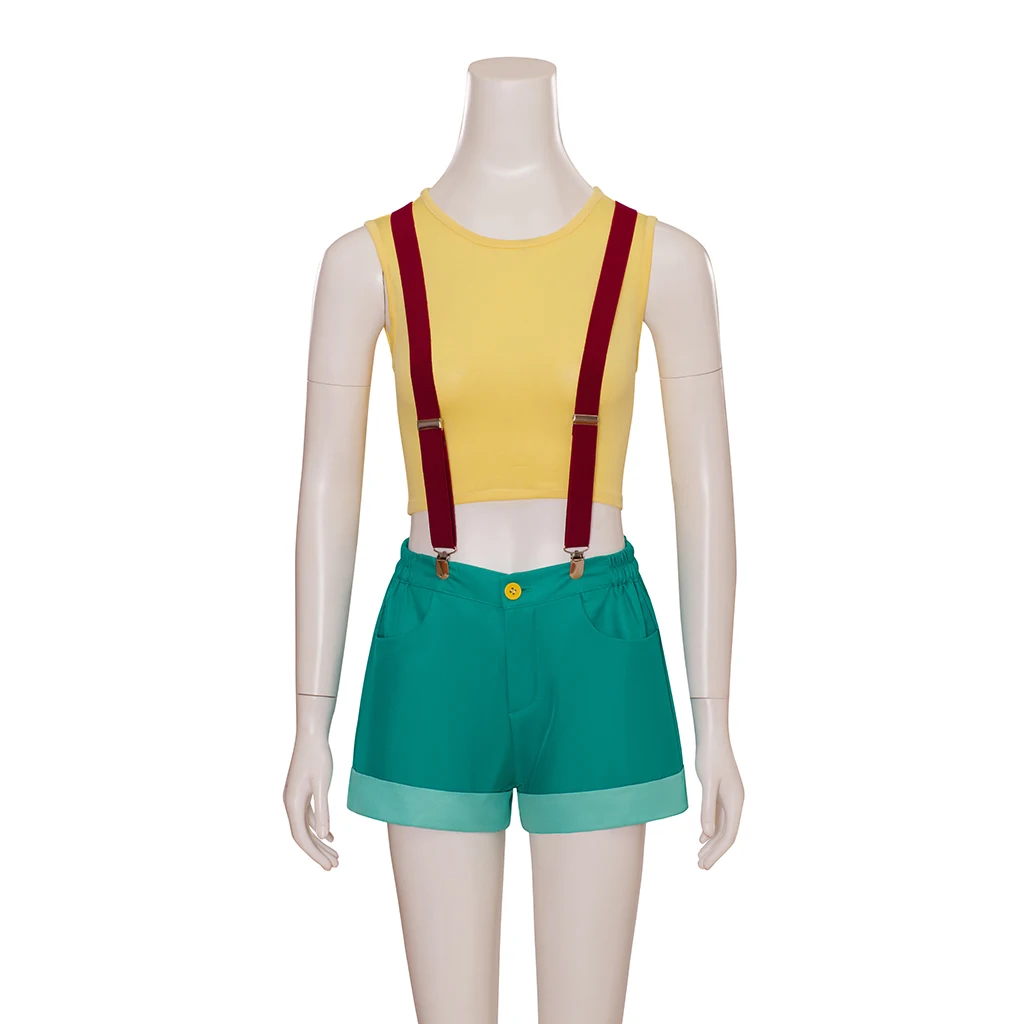 Anime Misty Cosplay Costume Halloween Carnival Outfits