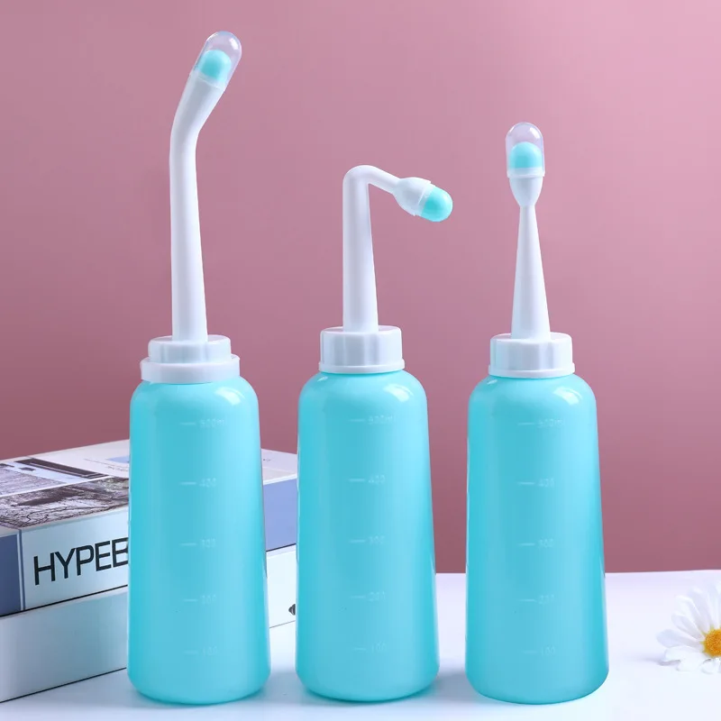 Personal Cleanser Hand Holder 500ml Portable Bidet Spray Bottle Clean Hygienic Travel Cleaning Portable Bottle Heat Resistant