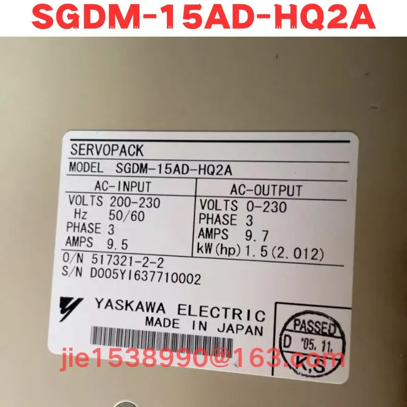 Used SGDM-15AD-HQ2A  Normal Function Tested OK