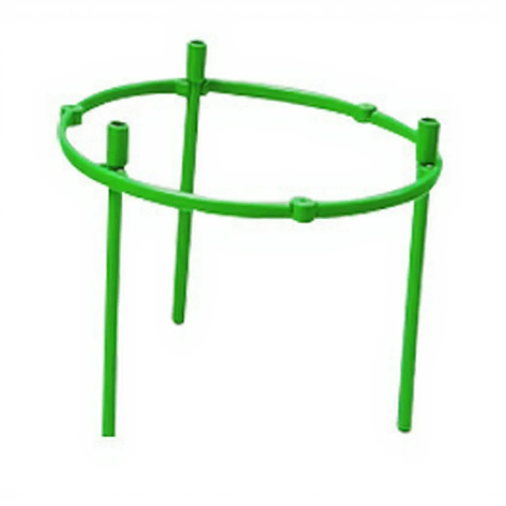 Green Plastic Plant Support Frame 25x5x30cm Adjustable for Tomatoes Peppers Cucumbers and Climbing Flowers Garden Tool