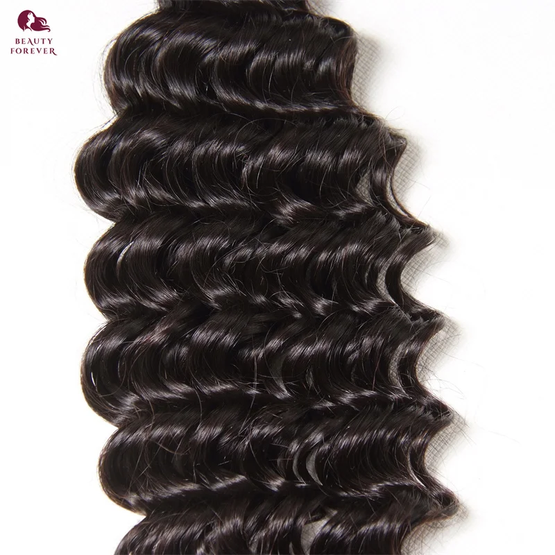 Brazilian Deep Wave Human Hair Bundles 12A Thick Top to End Unprocessed Deep Curly Virgin Human Hair Weave Bundles