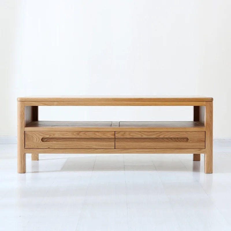 

Customizable coffee table Nordic living room all solid wood Japanese style