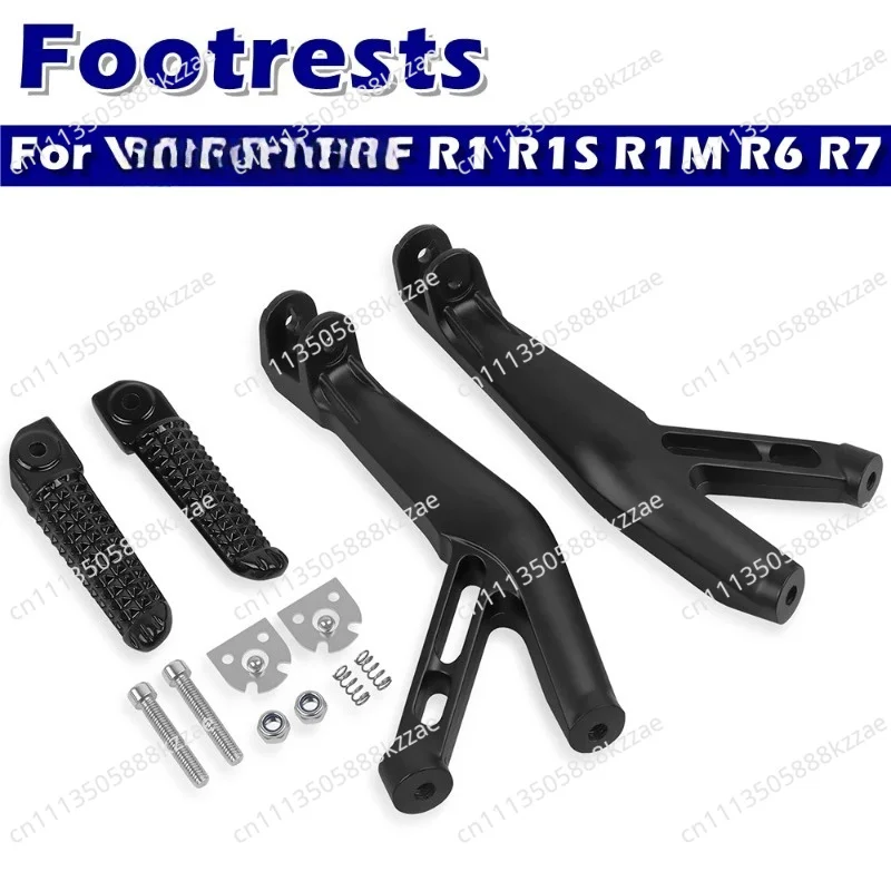 Motorcycle Rearset Footpegs For Yamaha YZF R1 R1S R1M 2015-2025 YAMAHA YZF R6 2017-2025 R7 2022-2025 Foldable Passenger Footrest