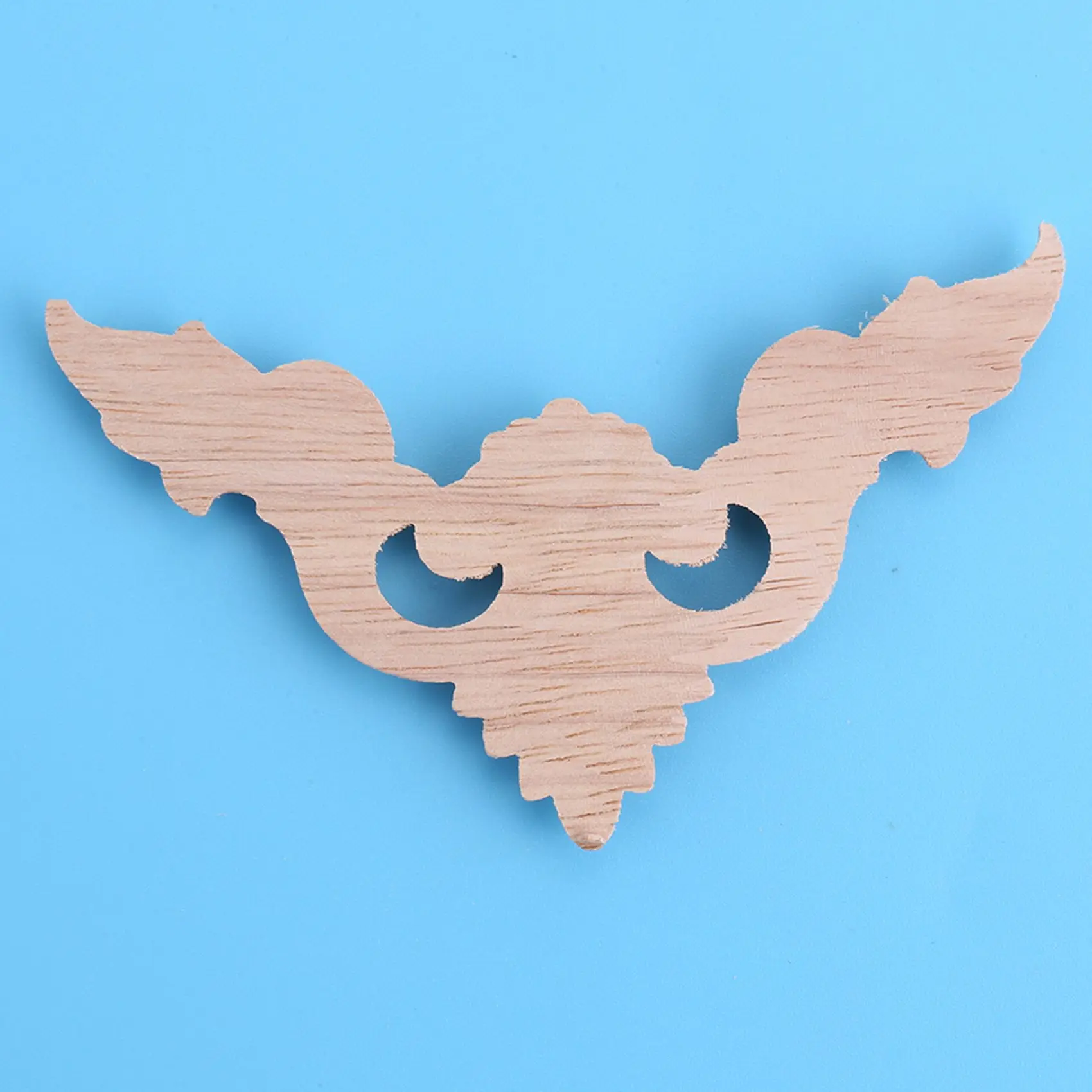 

Sticky Sculpture 4pcs 8*8cm Wood Carved Corner Onlay Furniture Home Decorations Unpainted Applique