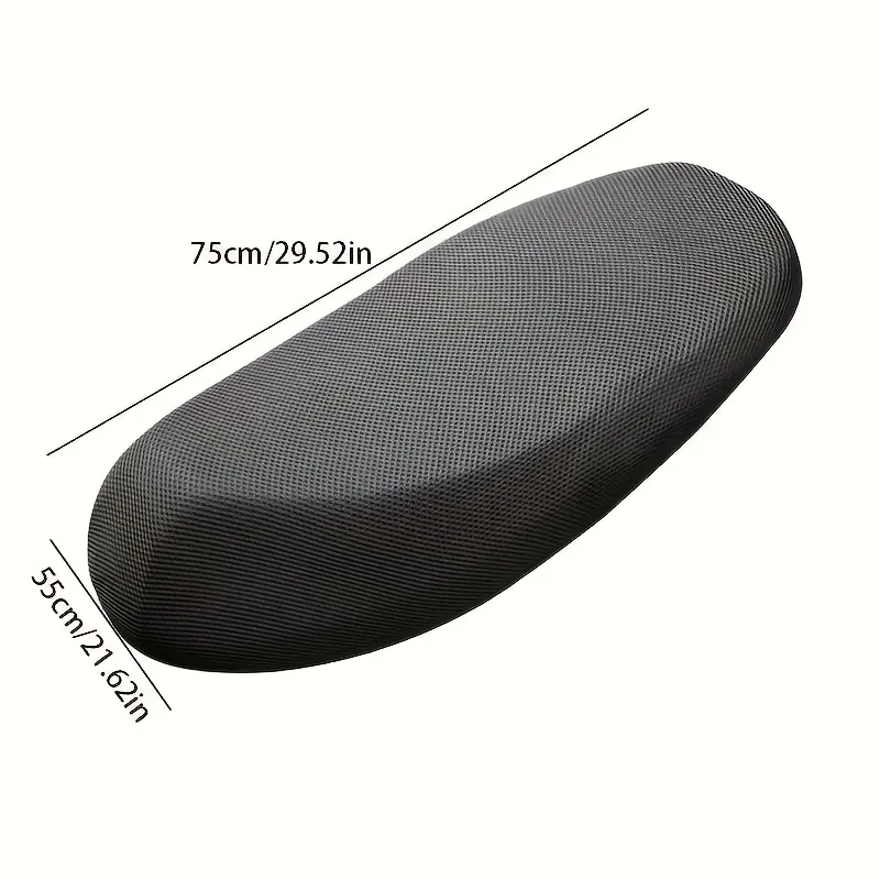 Multi-size Scooter Motorcycle Seat Cover Thick Breathable Mesh Sun Cushion All Season Universal Electric Vehicle Seat Protector