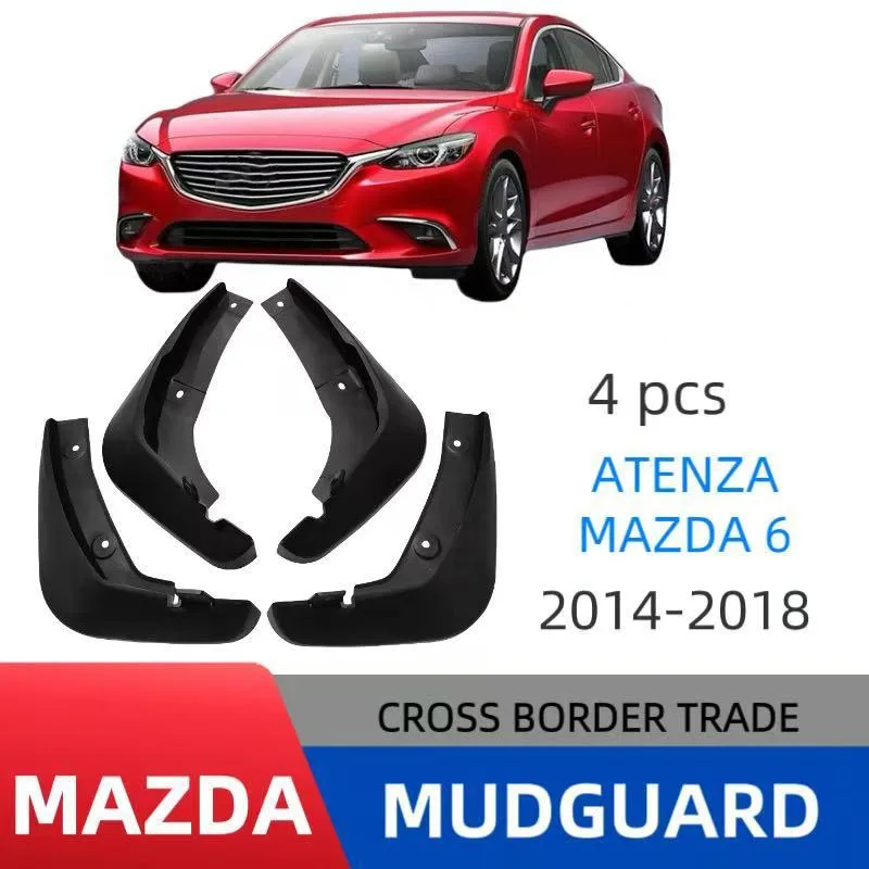 

Mudguards For Mazda 2013-2011 Atenza Mazda 6 Flaps Mudflap Front Rear Fender Anti-splash Mudguards Guard Splash Car Accessories