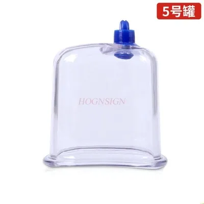 جهاز الحجامة الفراغي خزان واحد رقم. 5 خزان مربع للحجامة الدموية المفردة يمكن إراخ الدم وإراحة الدم وخزان الغاز