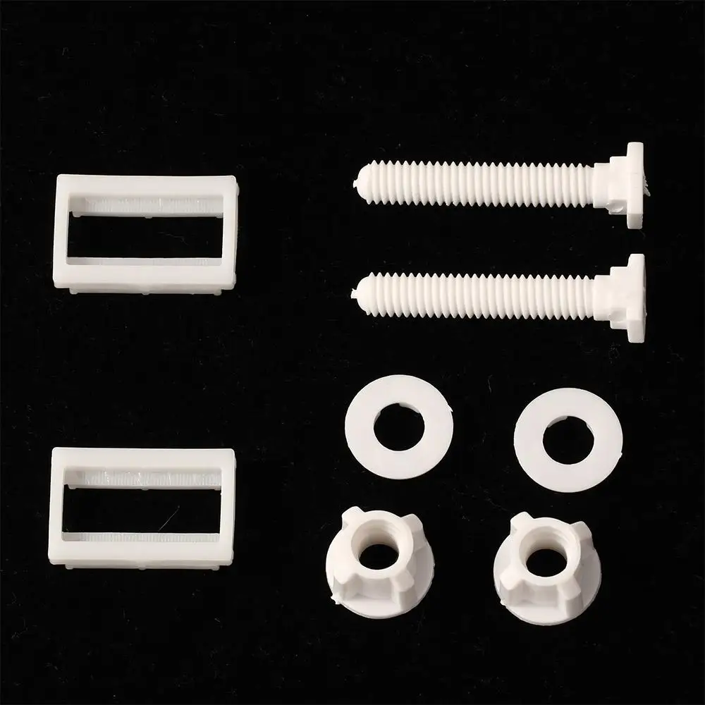for Toilet Lid with Mounting Screws Bathroom Hardware Toilet Seat Hinges Screws and Nuts Toilet Seats Fitting Fasteners Kits