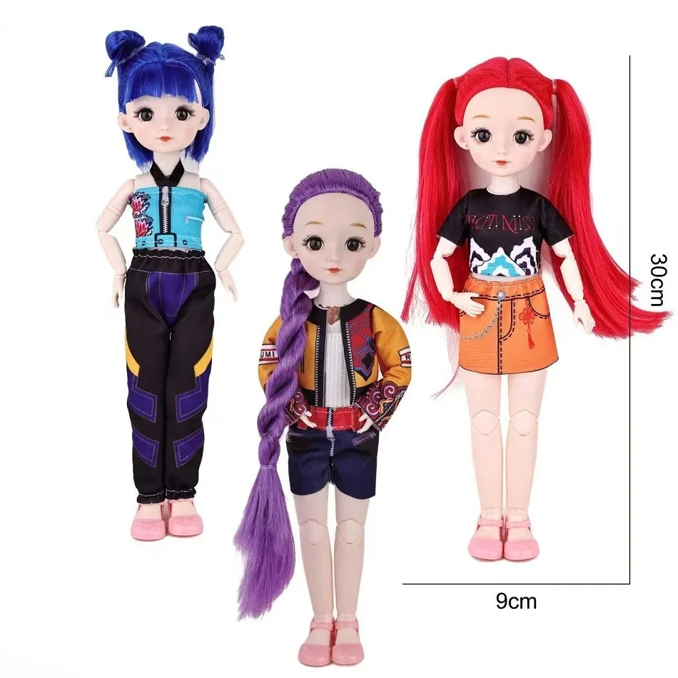 

A New Series Korean Wave Girl Group K-POP Witch Hunt Doll Rumi Mirazoi Toy Vinyl Doll Christmas Children's Birthday Gift