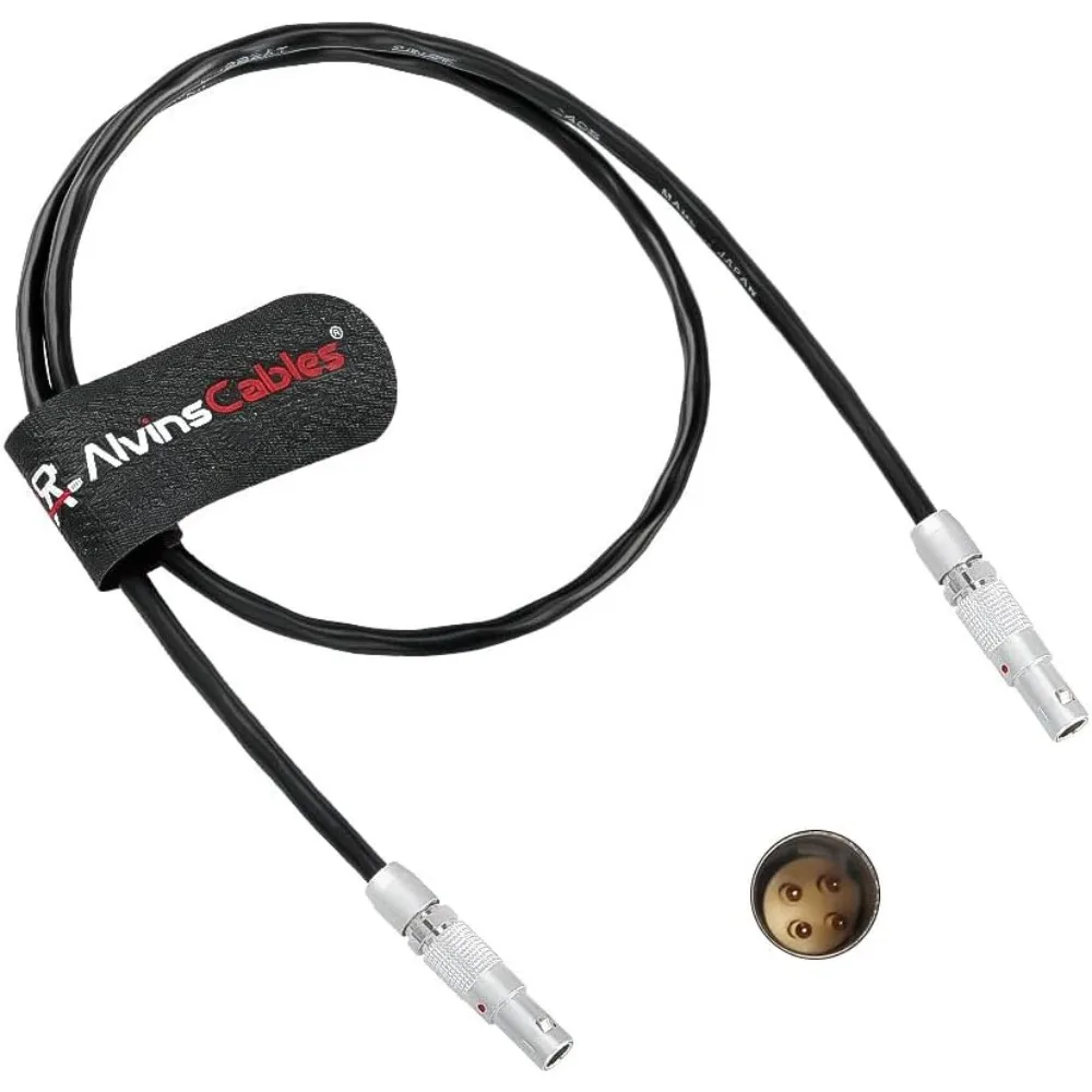 Alvin's Cables Run Stop Cable for Teradek RT MDR.X MDR.S Latitute to RED DSMC2 Epic Scarlet Camera, Motor 4 Pin to Ctrl 4 Pin