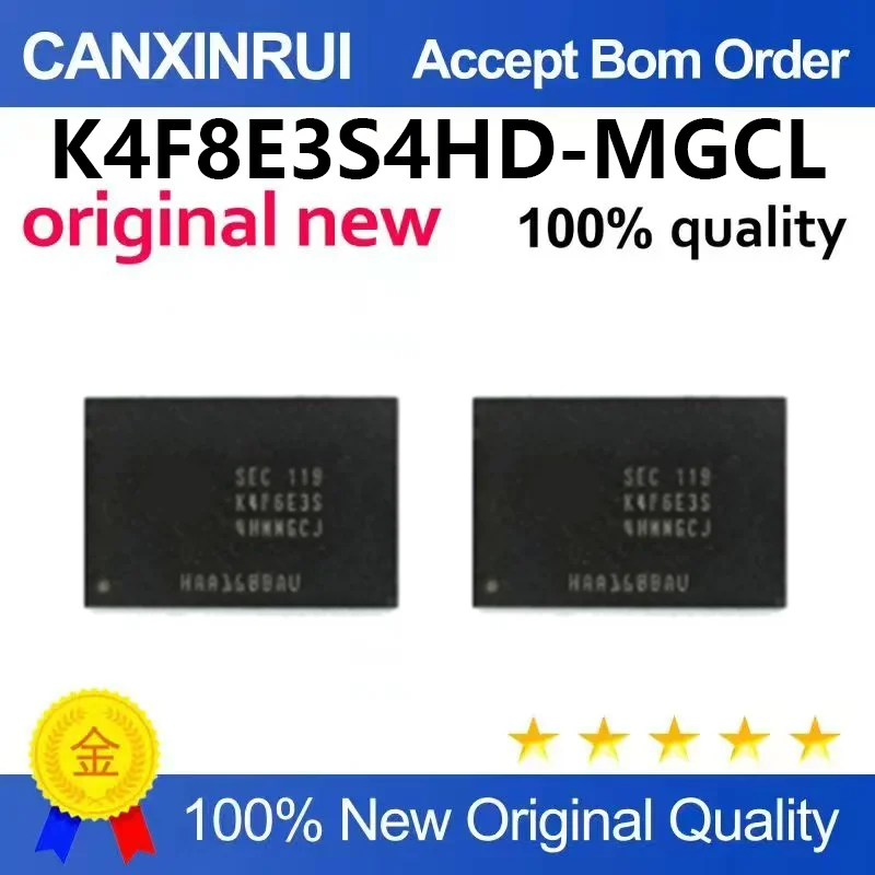 （5pcs-100pcs）Brand new original K4F8E3S4HD-MGCL package BGA200 LPDDR4 1GB memory IC chip