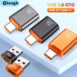 10A OTG USB 3.0/2.0 To Type C Adapter Type C Female to USB Male Converter Fast Charging OTG For Macbook Laptop Xiaomi Samsung