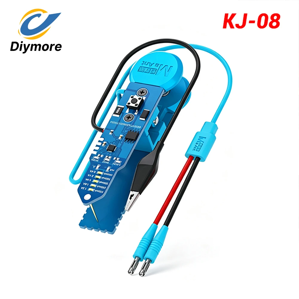 Phone Repair Clip Motherboard Power Supply Tester Tool 3-Gear LED Indicator One-Key On/Off for iPhone Android Tablet Maintenance