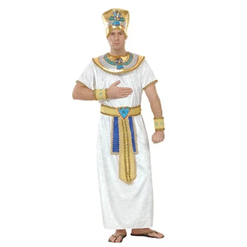 Costume de Pharaon Aleopatra d'Egypte pour Adulte et Enfant, Tenue de Barrage pour ixd'Halloween et Nouvel An en Famille, pour Femme, Homme, Garçon, Fille, OA1