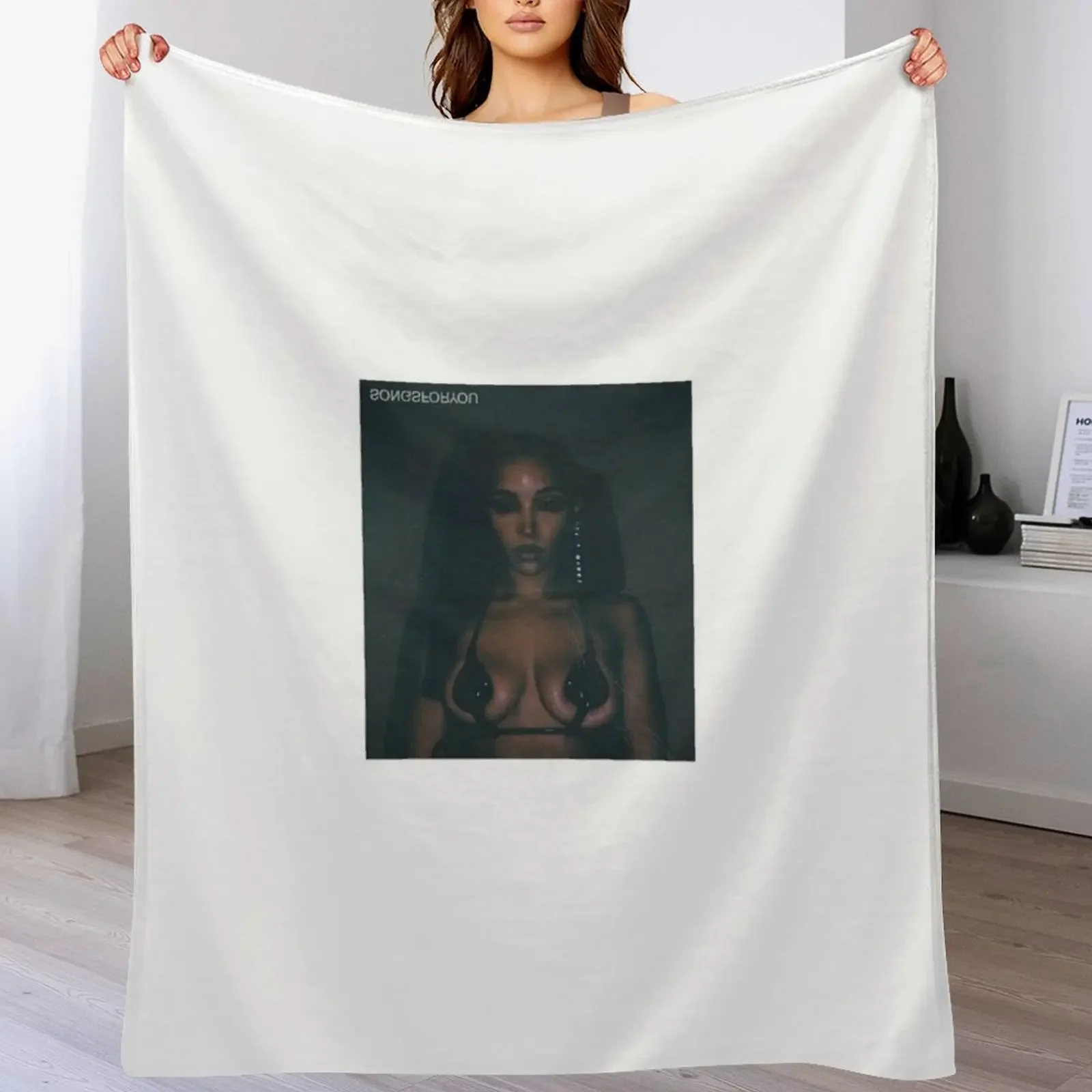 tinashe Throw Blanket manga Luxury Designer Hair Blankets