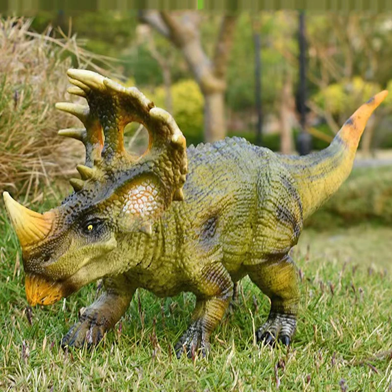Figura Realista de Dinosaurio Sinoceratops, Triceratops, Pachyrhinosaurus, Modelo de Dinosaurio, Juguetes para Niños, Regalo para Fiestas de Cumpleaños y Halloween