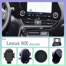 For Lexus NX 260 350 350h 2022 2023 Car Phone Holder Wireless Charging Magnetic Phone Holder Car Magsafe Support Accessories