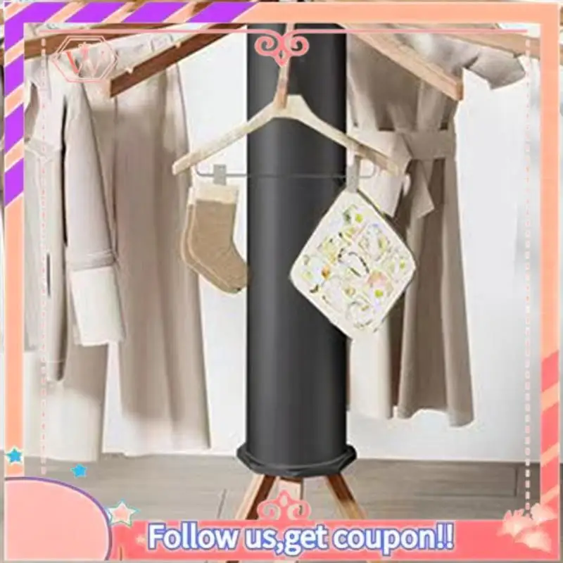 

Upgraded Tripod Clothes Drying Rack, Portable Foldable Clothes Drying Rack, Home Floor Standing Wooden Clothes Drying Rack