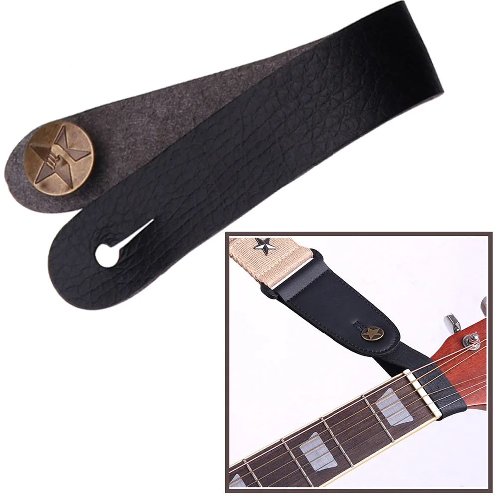 

Folk Guitar Neckband Guitar Pure Leather Headband Acoustic Guitar Strap Ukulele Headband Strap Accessories