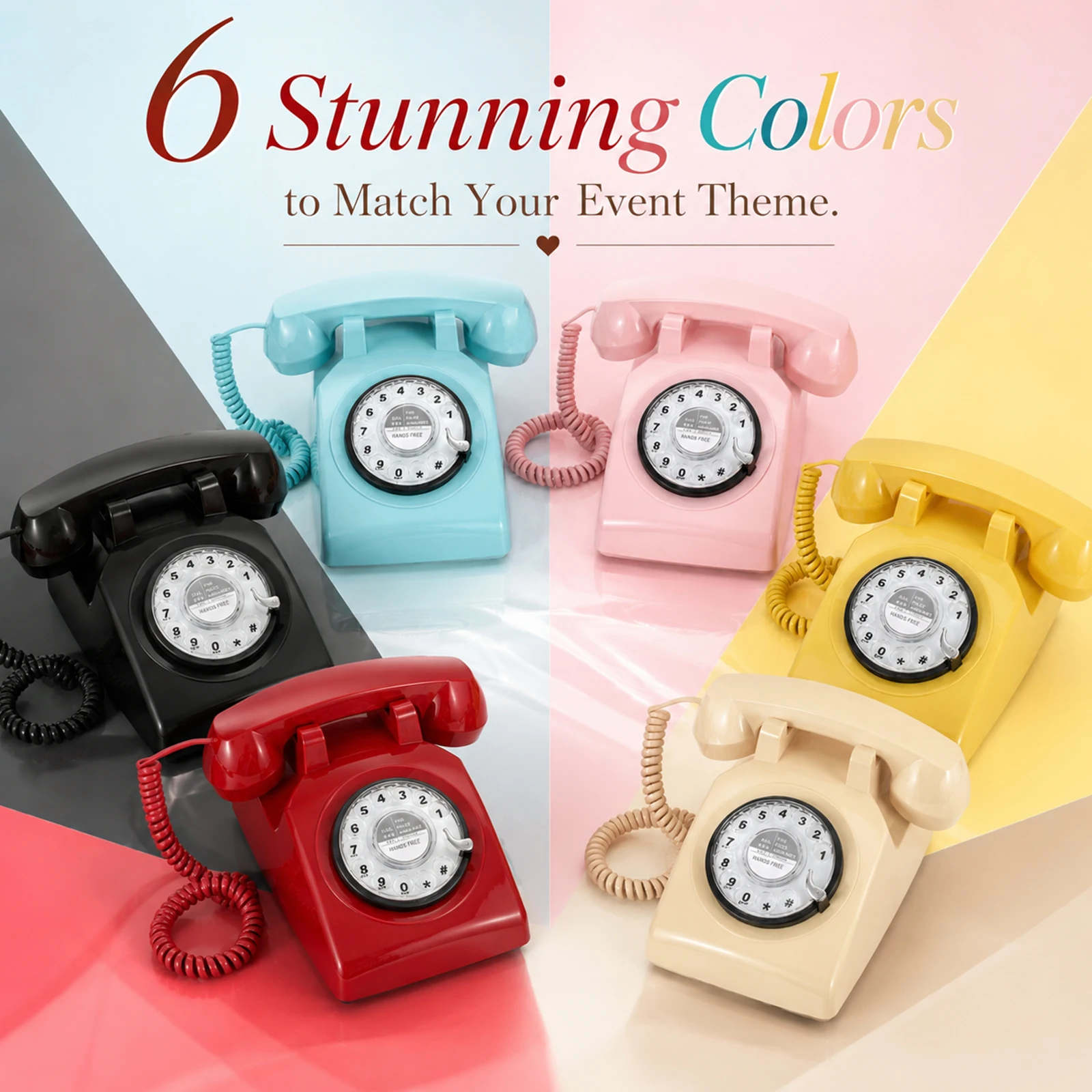 Vintage Retro Telephone Guest Book with Audio Recording for Wedding Blessings Anniversary Party Keepsake Gifts 32GB Storage
