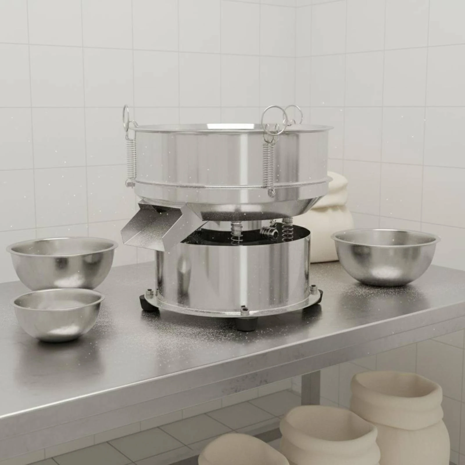 Electric Vibrating Sieve Versatile Automatic Granule Screening Machine Professional-Grade Flour Sifter Long-Lasting For