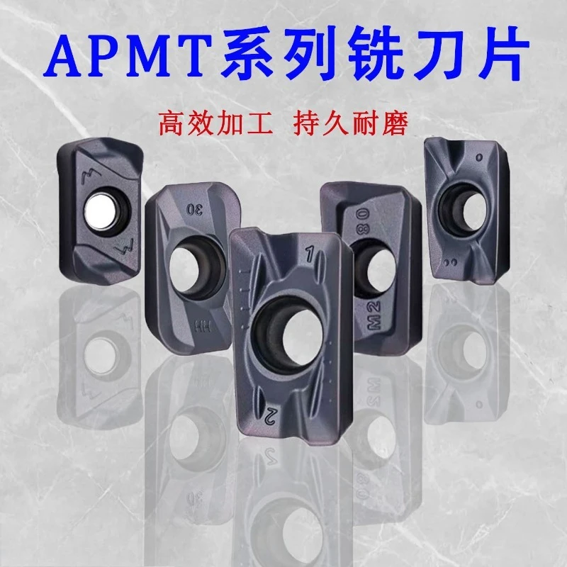 (10 pieces) CNC stainless steel milling inserts APMT, SNMU series, etc. RPMW1003MO-DL DS5120 round square