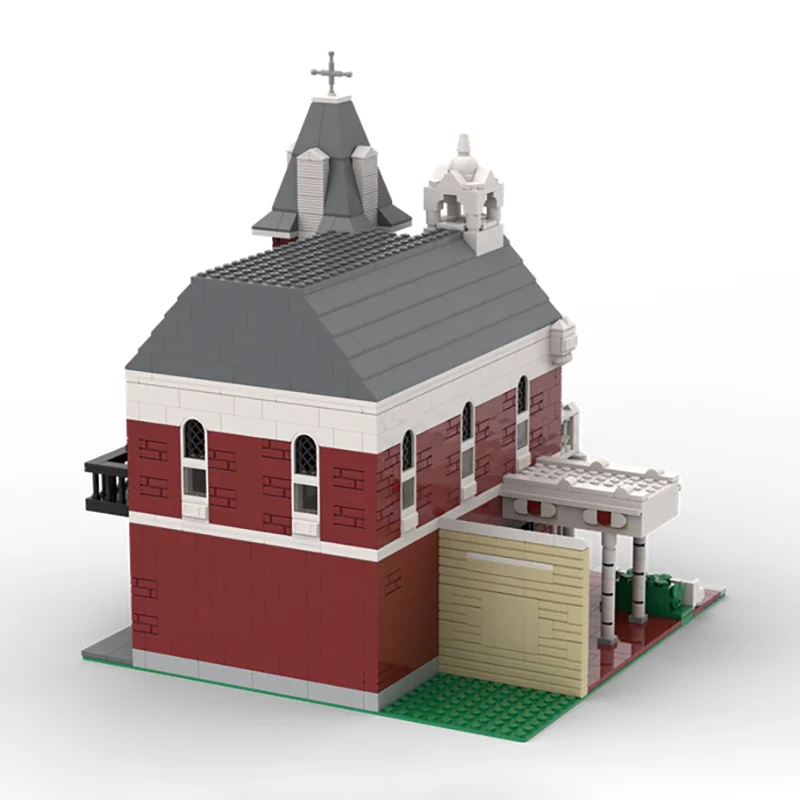 Moc Bausteine Amerikanischen Haupt Straße Luxus Hotel Technologie Modulare Ziegel Modell Geschenke Weihnachten Spielzeug DIY Sets Montage