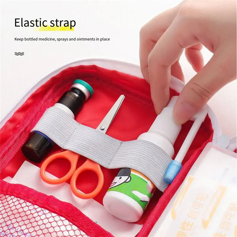 AAAEL-First Aid Bag - First Aid Bag Empty Bag Mini Empty Storage Bag Portable Bag