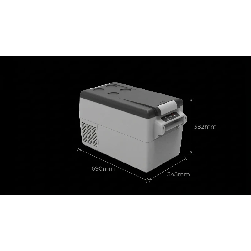 Sturdy 40L Portable Plastic Car Fridge Freezer Compressor 12V 24V 110 240V for Truck SUV Camping Parts