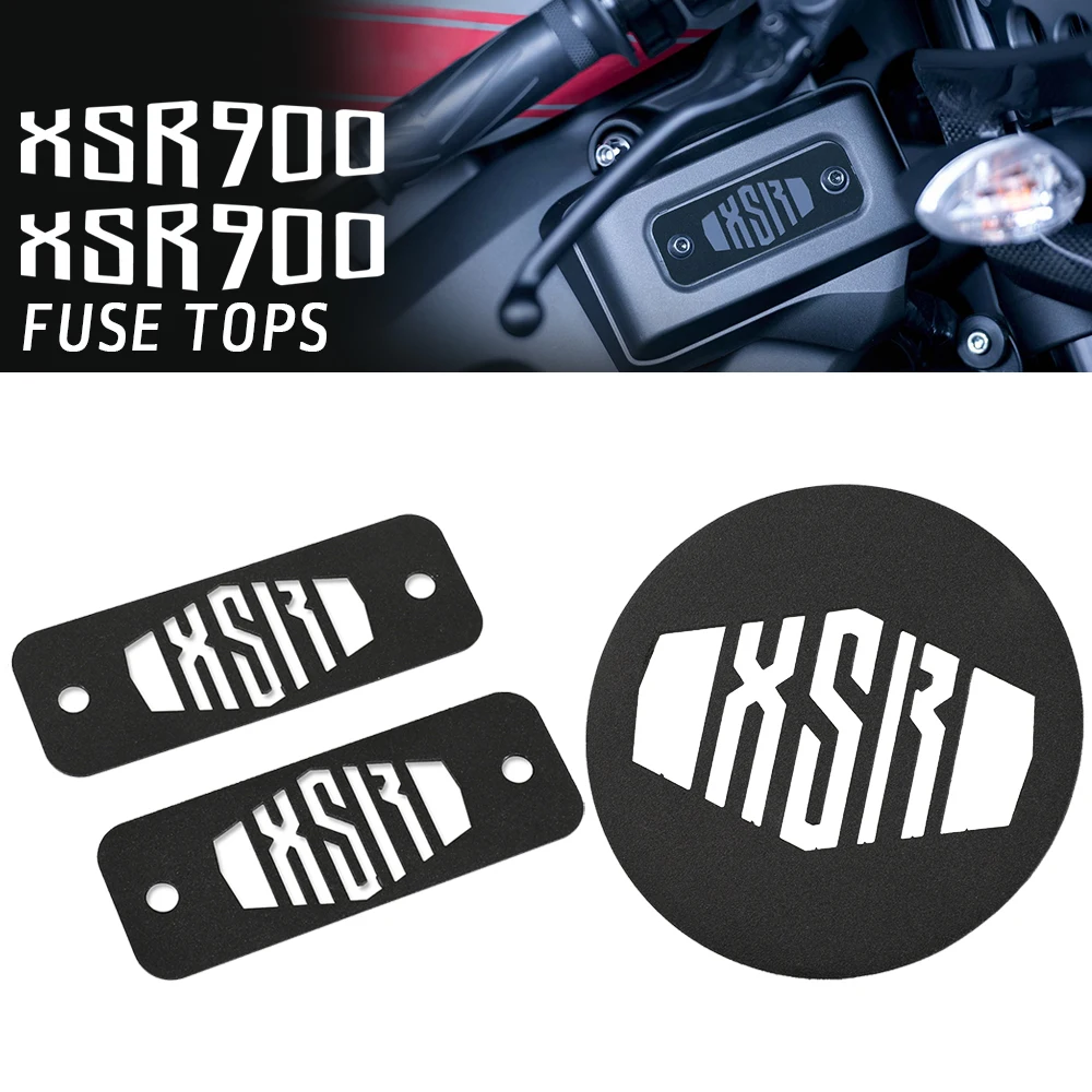 

FOR Yamaha XSR900 XSR 900 2016 2017 2018 2019 2020-2024 2025 Motorcycle Fuse Tops Fuse Box Top Plates Powder Coated Clutch Cover